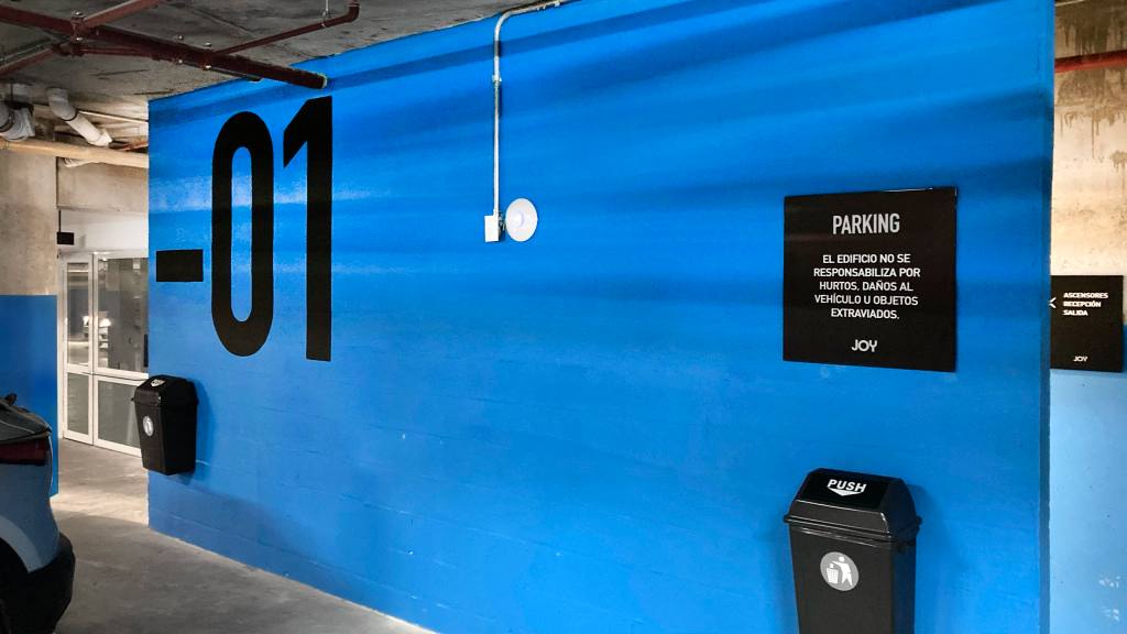 JOY Tower Montevideo — Identity and comprehensive signage system for a premium experience — imagen 4
